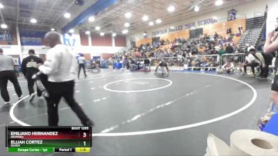 138 lbs Quarterfinal - Elijah Cortez, Gilroy vs Emiliano Hernandez, Hesperia