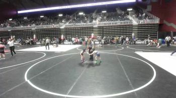 40 lbs Quarterfinal - Scarlett Kountz, Sidney WC vs Kekoa Berard, Jr Cougars WC