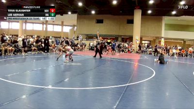 106 lbs 2nd Wrestleback (32 Team) - Lee Gervais, Brother Melchior vs Titus Slaughter, North Shelby Regulators Red