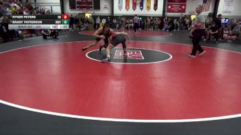 150 lbs Quarterfinal - Brady Patterson, Benton Community vs Ryker Peters, Fort Madison