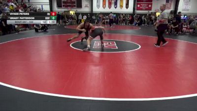 150 lbs Quarterfinal - Brady Patterson, Benton Community vs Ryker Peters, Fort Madison