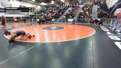 120 lbs Quarterfinal - Zachary Samano, Chino vs Evan Ferratt, Palm Desert
