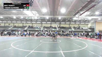100 lbs Semifinal - Emily Youboty, Hope vs Takara Clayborne, North Kingstown