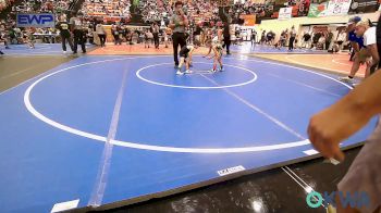 43 lbs Round Of 16 - Ridge Reynolds, Tiger Trained Wrestling vs Dawsyn Hankins, Hulbert