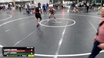 184 lbs Semifinal - Lazaro Crespo, Northwest Kansas Technical College vs Wyatt Lidberg, Mary