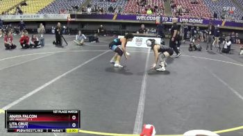 110 lbs Placement Matches (16 Team) - Anaya Falcon, Life University vs Lita Cruz, Grand View