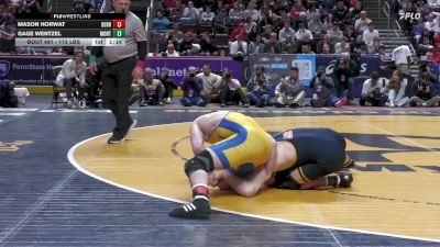 172 lbs Final - Mason Horwat, Derry Area vs Gage Wentzel, Montoursville