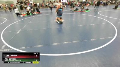 215 lbs Cons. Round 3 - Luke Chrisse, Illinois vs Cal Sidwell, Bear Cave Wrestling Club