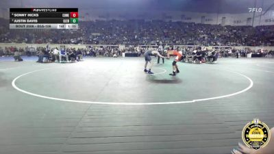 B5A-106 lbs 3rd Place Match - Justin Davis, Glenpool vs Sonny Hicks, Coweta