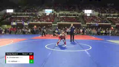 65 lbs Champ. Round 3 - Daxtyn Hofstad, Conrad Wrestling Club vs Brian Christenson, North Montana Wrestling Club