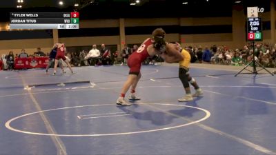 141 lbs C Of 8 #2 - Tyler Wells, Oklahoma vs Jordan Titus, West Virginia