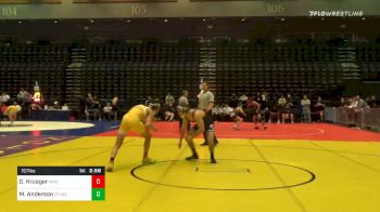 157 lbs Prelims - Dewey Krueger, Wyoming vs Max Anderson, UN-California Poly