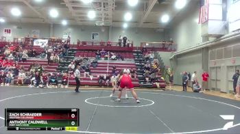 285 lbs Cons. Semi - Zach Schraeder, Western Colorado vs Anthony Caldwell, Fort Hays State