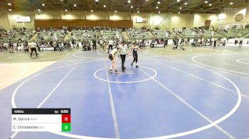 109 lbs Consi Of 8 #1 - Miguel Garcia, Nighthawks WC vs Corbin Christensen, All In Wr Ac