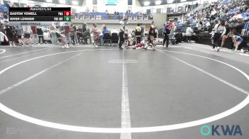 61-64 lbs Semifinal - Easton Yowell, Perry Wrestling Academy vs River Lowder, Jacket Wrestling Club