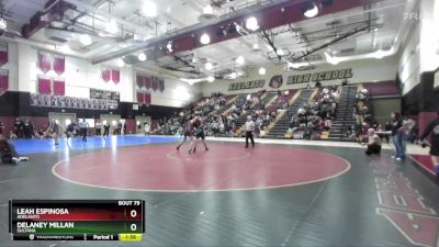 170 lbs Cons. Round 1 - Delaney Millan, Sultana vs Leah Espinosa, Adelanto