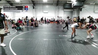 100 lbs Placement (4 Team) - Sawyer Mitchell, Storm Wrestling Center vs Carson Robertson, R&R Ladies Purple