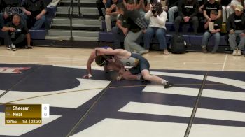 197 lbs Eli Sheeren, California Baptist vs Chris Neal, CSU Bakersfield