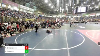 50 lbs Round Of 16 - Peyton Chelewski, Colorado Outlaws vs Lucas Perez, Bear Cave