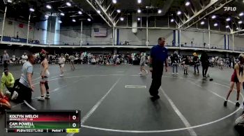 80 lbs Round 8 (10 Team) - Cam Powell, U2 Uprising Blue vs Koltyn Welch, Brawler Elite