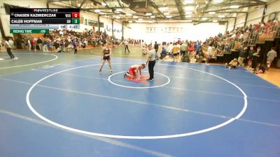 157 lbs Champ. Round 2 - Chasen Kazmierczak, Wabash vs Caleb Hoffman, Baldwin Wallace