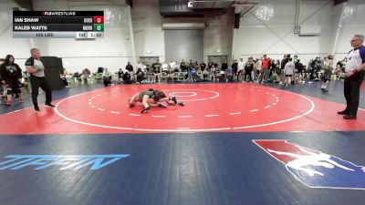 105 lbs Rr Rnd 3 - Ian Shaw, Guerrilla Wrestling Academy MS vs Kaleb Watts, Morris Fitness Black MS