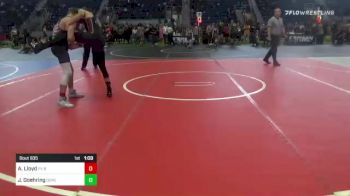 137 lbs Semifinal - Adam Lloyd, PV Bighorns vs Joseph Goehring, Dominate WC