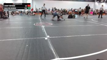 218 lbs Quarterfinal - Malcom Burris, The Storm Wrestling Center vs Avery Rhymer, C2X