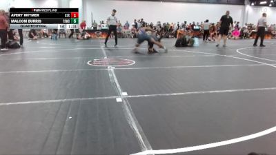 218 lbs Quarterfinal - Malcom Burris, The Storm Wrestling Center vs Avery Rhymer, C2X
