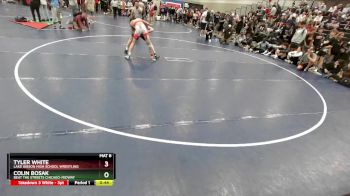 120 lbs Cons. Round 2 - Tyler White, Lake Gibson High School Wrestling vs Colin Bosak, Beat The Streets Chicago-Midway