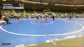 105 lbs Consi Of 16 #2 - Logan Duncan, Topeka Blue Thunder vs Ben Howenstein, Powerhouse Wrestling Club
