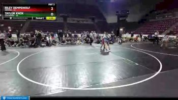 W-200 lbs Semis & 3rd Wb (16 Team) - Riley Dempewolf, Indiana vs Taylor Knox, Colorado