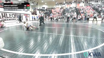 46 lbs Round Of 16 - Bentley Burchett, Raw Wrestling Club vs Maverick Coffman, Sallisaw Takedown Club 2