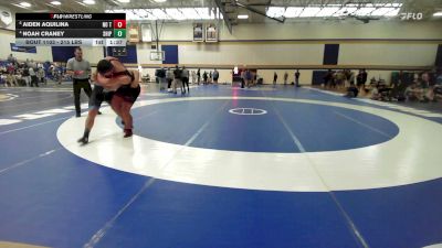 215 lbs Quarterfinal - Aiden Aquilina, No Team vs Noah Craney, Shipbuilder Wrestling Club