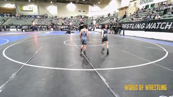 46 lbs Consi Of 8 #2 - Karson Arevalos, Socal Grappling Club vs Noah Choi, Rancho Bernardo