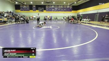 120 lbs Cons. Round 3 - Jaylen Sleet, Fight Club vs Adam Bogart, McDonald County Wrestling Club