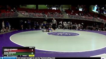 126 lbs Round 2 (6 Team) - Evan Warner, Bennington vs Jesus Monrroy, Norfolk