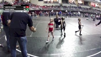 35-38 lbs Semifinal - Ashtyn Dostal, Howells-Dodge vs Scout Smith, Dorchester