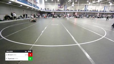 157 lbs Consi Of 32 #1 - Jordan Brown, Binghamton - UnAttached vs Cj Spenser, Kent State