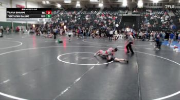 152-166 lbs Champ. Round 1 - Livia Sharpe, Nebraska Wrestling Academy vs Kaylynn Ballue, Beatrice High School Girls