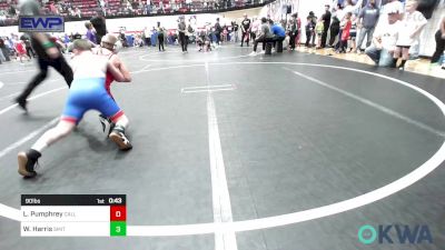 90 lbs Rr Rnd 1 - Levi Pumphrey, Carl Albert vs Weston Harris, Smith Wrestling Academy