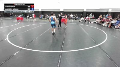 150 lbs Javier Ortiz, Oklahoma Red vs Jameson Moore, California Gold
