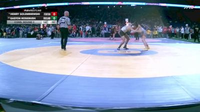 D2-113 lbs Cons. Round 2 - Easton Rosebush, Freeland vs Henry Golembiewski, Fenton