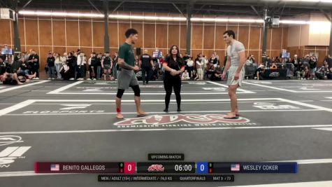 Benito Gallegos vs Wesley Coker 2026 ADCC Portland Open
