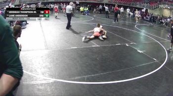 100 lbs 2nd Place Match - Lane Anderson, Sutherland Youth Wrestling Club vs Jeremiah Thompson Jr., The Best Wrestler