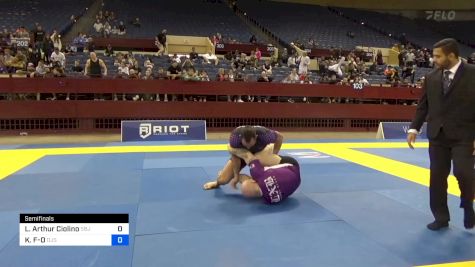 Louis Arthur Ciolino vs Kameron Finn-D. McVittie 2024 Pan IBJJF Jiu-Jitsu No-Gi Championship