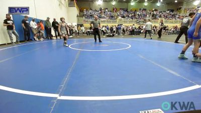 80 lbs Quarterfinal - Cohen Mixon, Piedmont vs Ely Garrett, Cowboy Wrestling Club