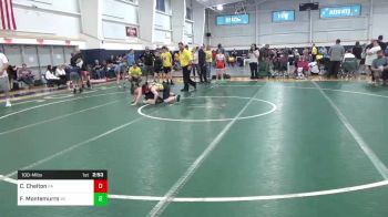 100-M lbs Round 5 - Corbin Chelton, PA vs Francesco Montemurro, WI