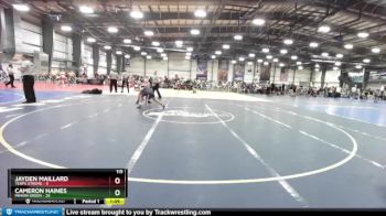 115 lbs Rd# 1 9:00am Friday - Cameron Haines, Minion Green vs Jayden Maillard, Terps Xtreme