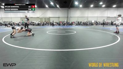 85 lbs Semifinal - Rylan Sandoval, OK Elite 14U 1 vs Nixon Herrera, Team Dash 14U